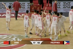 火力凶猛！中国U18男篮全场轰下117分 射中率53.6%&三分51.5%