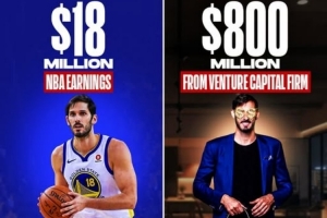 NBA生涯仅赚1800万！卡斯比将是亿万财主 其风投公司治理8亿资产