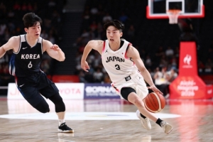 要沉点盯防！黑川虎徹10中6砍全场最高23分 战韩国拿21分